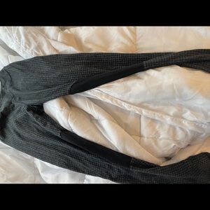 Black and grey riding leggings